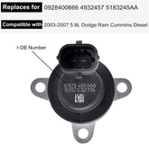 5.9L Diesel Fuel Pressure Regulator For Dodge Ram Cummins 2500 3500 2003-2007